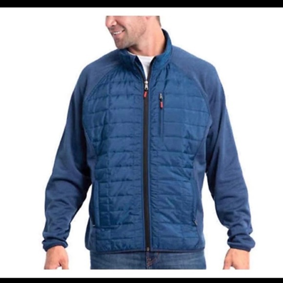 Orvis Other - Orvis Mixed Media Hybrid Jacket True Blue